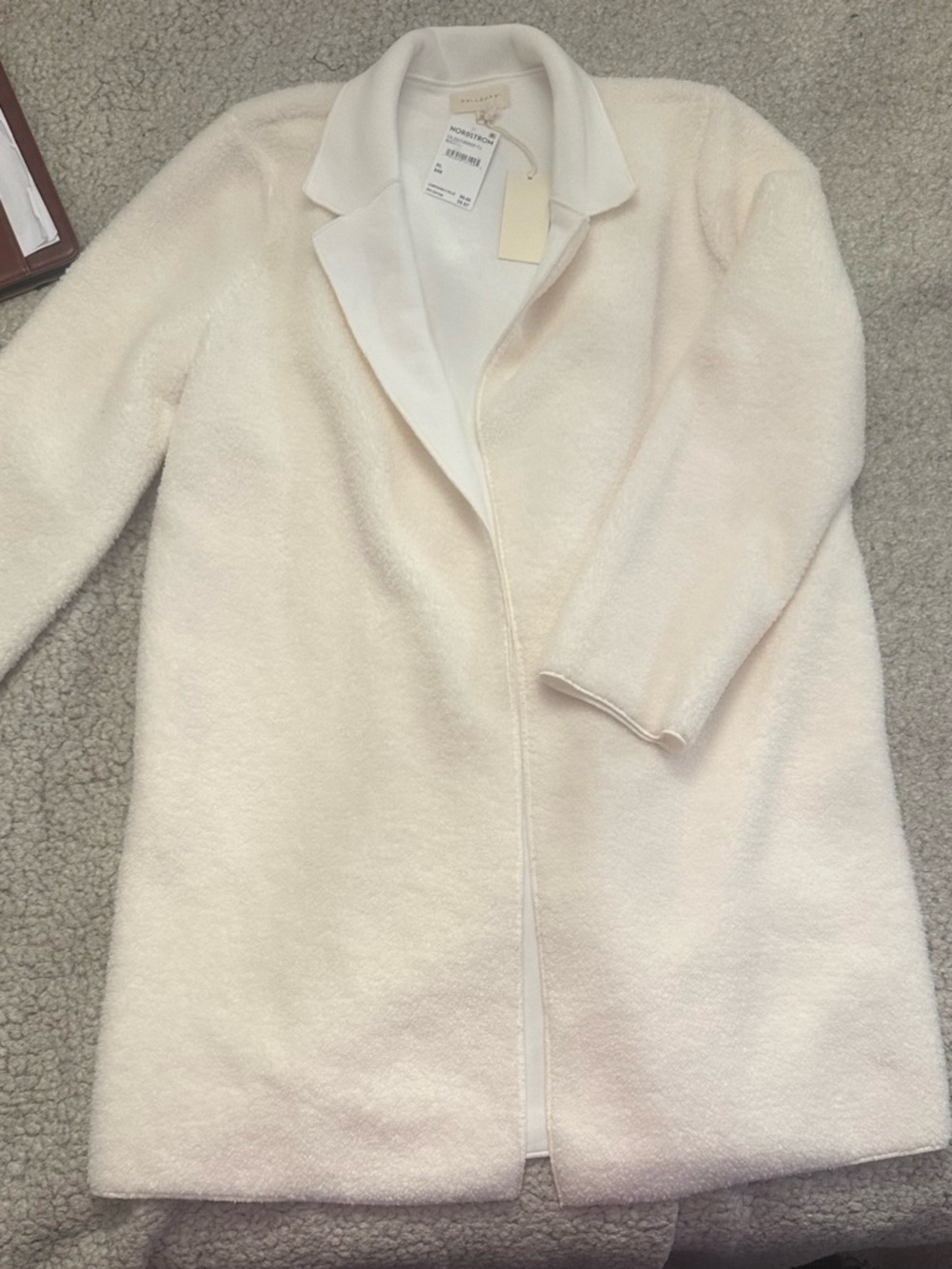 MELLODAY Cream Teddy Jacket